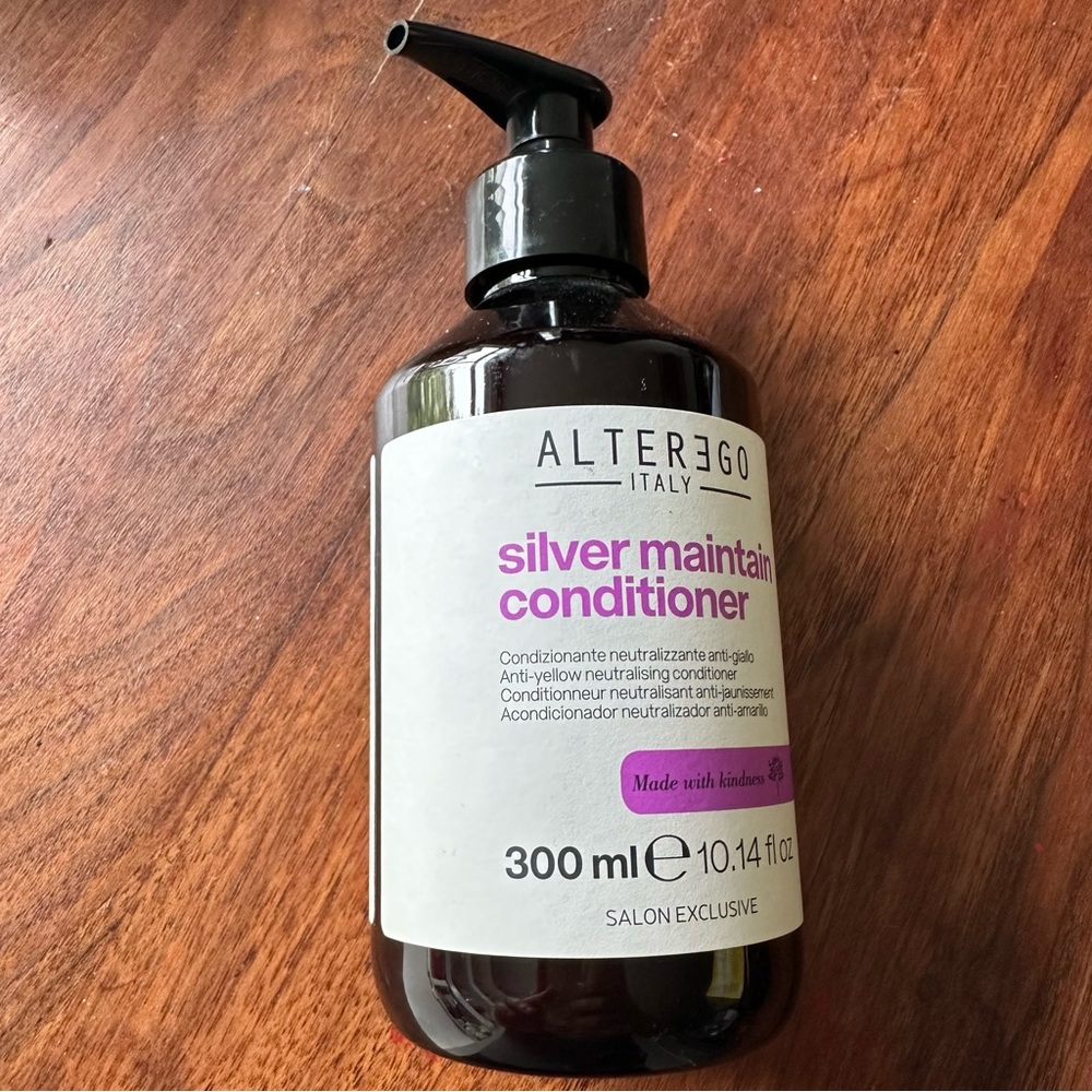 Alter Ego Italy silver maintain conditioner Salon exclusive 300ml pump